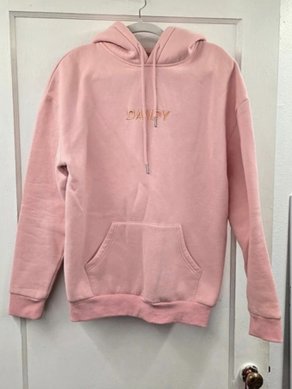 Dandy Worldwide Let's Watch the Sunset Hoodie Pink Small Hoodie Like New